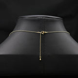 Womens Lace Tassel Natural Pearl Necklace