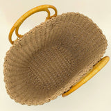 SUMMER BEACH SEA STRAW RATTAN TOTE CLUTCH BAGS_CWAB0814