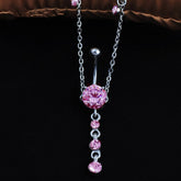 CZ TASSEL ADJUSTABLE WAIST CHAIN BODY JEWELRY_CWMM9383