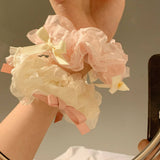 BALLET STYLE BOW HAIR SCRUNCHIES_CWAHA2270