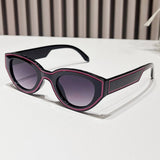 PAINTED CAT EYE SUNGLASSES_CWASG0420