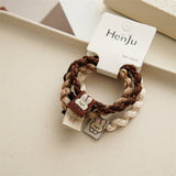 MILK TEA STYLE SIMPLE BASIC HAIR TIES_CWAHA1129