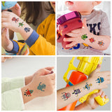 CUTE WATERPROOF TEMPORARY TATTOO STICKERS SET_CWMM8372