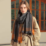 Women Classic Scarves Soft Chunky Shawl Wrap
