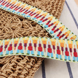 RETRO COLOR SHOULDER STRAP WOVEN BAG_CWAB2019