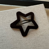 Velvet Triangle Hollow Bb Clip Chic Hairpin_Cwaha07970
