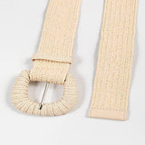 RETRO ELASTIC BELT WITH BRAIDED BUCKLE_CWABE0440