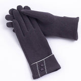 Warm Fleece Windproof Breathable Womens Gloves_Cwmm1539