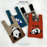Cartoon Animal Series Knitted Handbag_Cwab2372