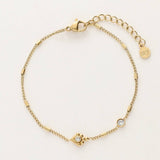 LUXURY GOLD PLATED ZIRCON ADJUSTABLE BRACELET_CWMM3887