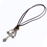 RETRO ADJUSTABLE CROSS PENDANT NECKLACES_CWAJE0498