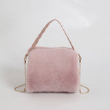 Winter Fashion One-Shoulder Crossbody Plush Bag_Cwab3936