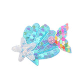 CHILDRENS SHELL PEARL MERMAID HAIRPIN_CWAHA2394