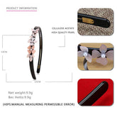 ACETATE HEADBAND SMALL FLORAL ALL MATCH HAIRPIN_CWAHA4364