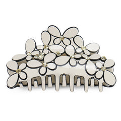 CZECH DIAMOND ACETATE HAIR GRAB SHARK CLIP_CWAHA4336