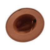 Unisex Vintage Wool Fedorahat British Ethnic Style_Cwah04392