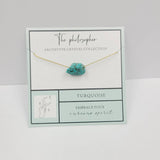 NATURAL STONE PENDANT NECKLACE WITH CARD_CWAJE1049