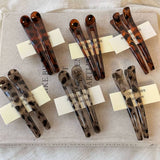 Leopard Hair Clip Large Duckbill Side Bang Pin_Cwaha07770