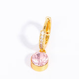 DECEMBER BIRTHSTONE DIAMOND ZIRCON STUD EARRINGS_CWAJE5079