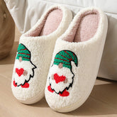 HOME CHRISTMAS CUTE DWARF WARM COTTON SLIPPERS_CWMM3070
