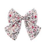 CHILDRENS SIMPLE FLORAL BOW HAIRPIN_CWAHA2366