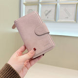 New Forest Style Retro Vertical Zipper Wallet_Cwab06250