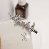 METAL ROSE HAIRPIN SIDE BANGS DUCKBILL CLIP_CWAHA4646