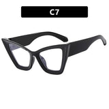 Uv Protection Large Frame Cat Eye Sunglasses_Cwasg0314