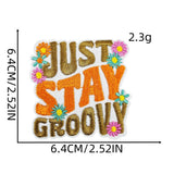 GRAFFITI DECORATED SUITCASE EMBROIDERED PATCH_CWMM4045