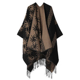 ETHNIC STYLE SHAWL CAPE DOUBLESIDED THICKENED CAPE_CWASC2177
