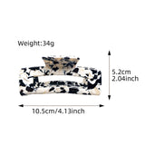 Retro And High-End Acetate Leopard Hair Clippers