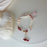 BAROQUE PEARL NICHE DESIGN NECKLACE BRACELET SET_CWAJE1704