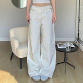 Workwear Three-Dimensional Pocket Straight Pants