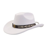 COUPLES WOOL FEDORA HAT COWBOY JAZZ STYLE_CWAH04383