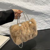 Winter Pleated Cloud Bag Crossbody Plush Bag_Cwab3922