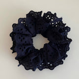 BIG LACE HOLLOW HAIR TIE SCRUNCHIES_CWAHA0436