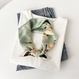 SILK SQUARE SCARF ELEGANT CHINESE FLORAL PRINT_CWASC0814