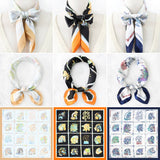 2024 NEW ALL MATCH CARTOON PRINTED SQUARE SCARF_CWASC1161