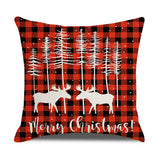 CHRISTMAS PLAID SNOWFLAKE PILLOWCASE_CWMM1403