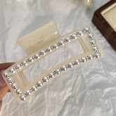 Beige Series Pearl Rhinestone Hair Claw Clip_Cwaha0616