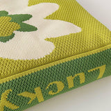 Cute Floral Knitted Large Capacity Tote Bag_Cwab1539