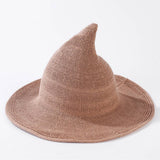 Cwah2206_Winter Fashion Halloween Wool Witch Hat