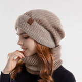 Winter Two-Color Hat And Scarf Two-Piece Set_Cwasc1119