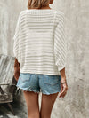 Pullover Fashion Short Sleeve Patchwork Knitwear_Cwosws0044