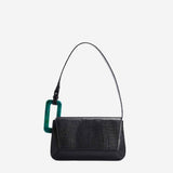 GEOMETRIC SPLICING SMALL SQUARE BAG SHOULDER BAG_CWAB1935