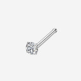 STEEL NOSE STUD WITH 5A ZIRCON ON STRAIGHT BAR_CWMM9600