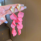 RETRO WATER DROP GEOMETRIC SIMPLE EARRINGS_CWAJE2324