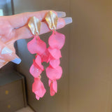 RETRO WATER DROP GEOMETRIC SIMPLE EARRINGS_CWAJE2324