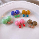 SWEET CANDY COLORED BALL NICHE EARRINGS_CWAJE2475