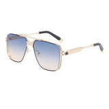 STEAMPUNK SQUARE FRAME CUT EDGE SUNGLASSES_CWASG0646